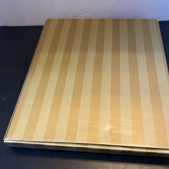 Solid brass mixed metal channel 8x10 photo picture frame w/ display stand NIB - Picture 6 of 6